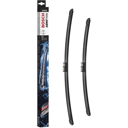 Windshield Wipers Bosch A970S, 60/50cm, BMW X5 E70, X6 E71, E72