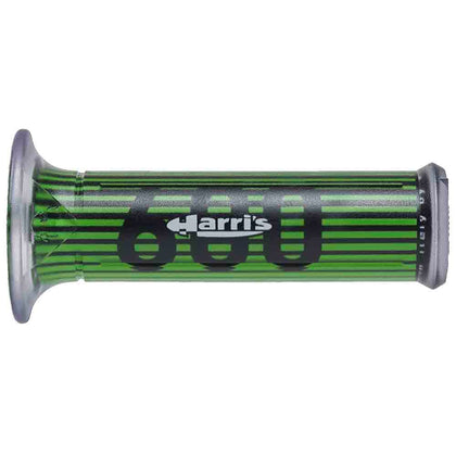 Moto Grip Set Ariete Harri's Grip Green 600, 2 gab