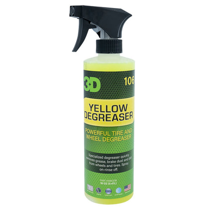 Detergente per ruote 3D Sgrassatore giallo, 473 ml