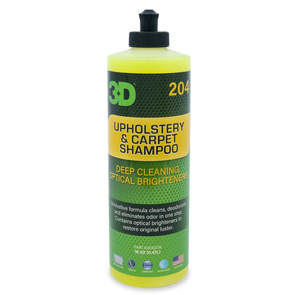 Reinigingsoplossing 3D-shampoo voor bekleding en tapijt, 473 ml