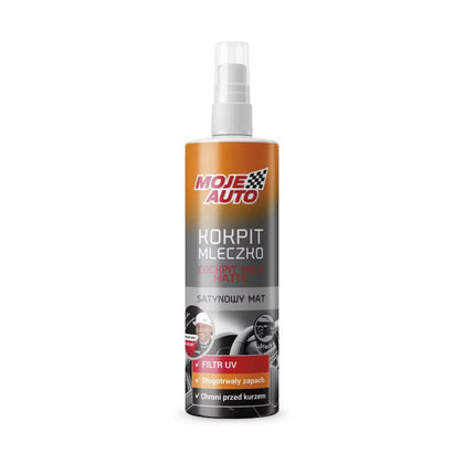 Solution d'entretien en plastique mat pour cockpit automobile Moje, 250 ml