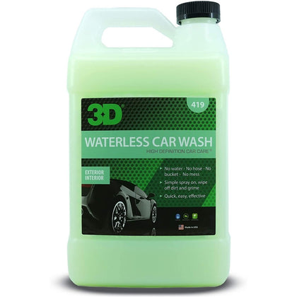 Solução de lavagem rápida 3D para lavagem de carros sem água, 3,78L