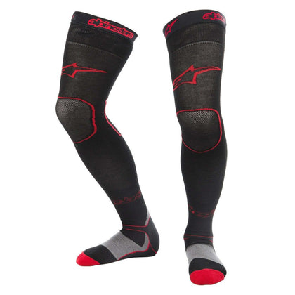 MX Long Tech Thick Socks Alpinestars, Black/Red