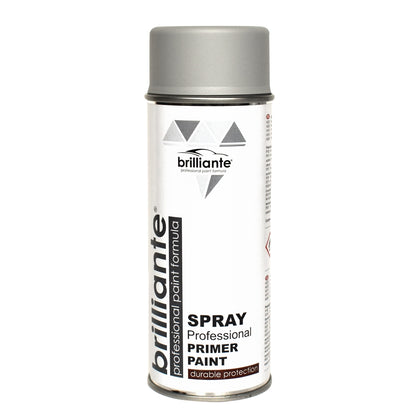 Primer Paint Spray Brilliante, Grey, 400ml