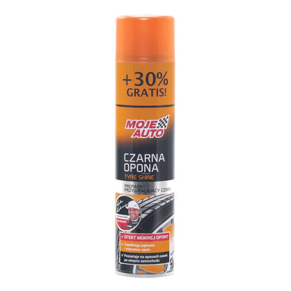 Spray brillant pour pneus de voiture Moje, 400 ml