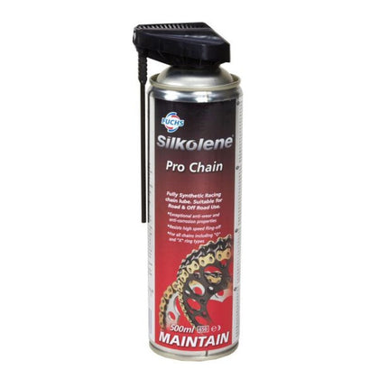 Spray lubrifiant pour chaîne Silkolene Pro, 500 ml