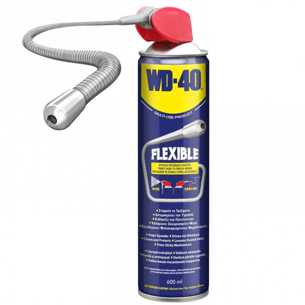 WD-40 Flexible Multifunctional Lubricant Spray, 600ml