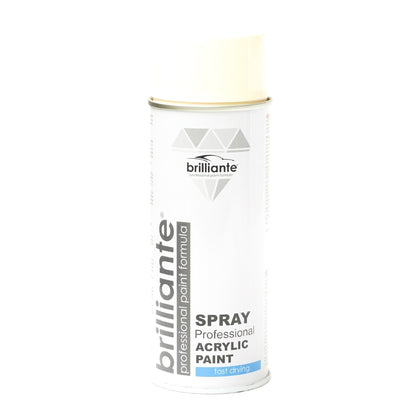Professional Acrylic Paint Spray Brilliante, Light Cream, 400ml