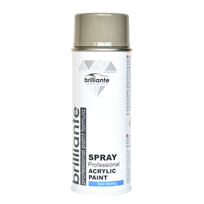 Acrylic Paint Spray Brilliante, Stone Grey, 400ml