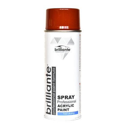 Acrylic Paint Spray Brilliante, Copper Brown, 400ml