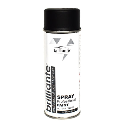 Professional Paint Spray Brilliante, Matt Graphite Black, 400ml