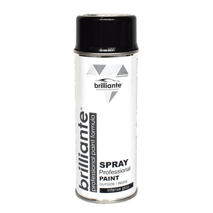 Professional Paint Spray Brilliante, Gloss Black, 400ml