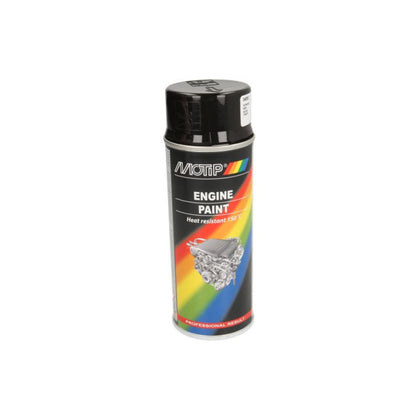 Heat Resistant Engine Paint Spray Motip, Black, 400ml