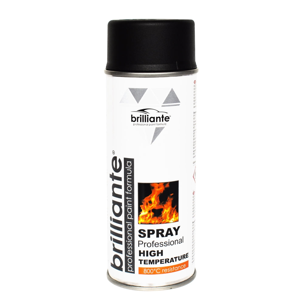 Briliante spray vernice ad alta temperatura, nero, 400ml - 01454 - Pro  Detailing
