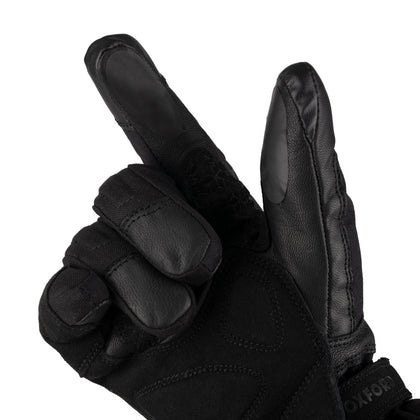 Etiqueta engomada de los guantes del uso del teléfono de los dedos inteligentes Oxford