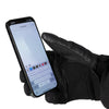 Etiqueta engomada de los guantes del uso del teléfono de los dedos inteligentes Oxford