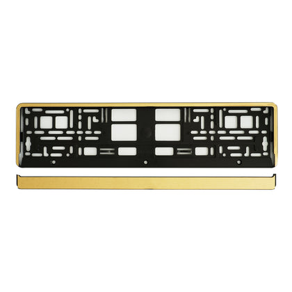 License Plate Holder Mega Drive, Gold