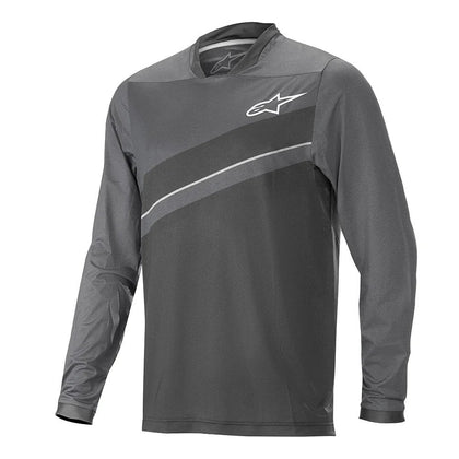 Cycling Long Sleeve Shirt Alpinestars Alps 8.0 Jersey, Grey/Black