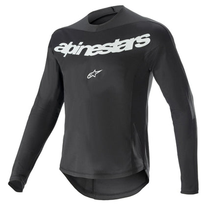 Cycling Long Sleeve Shirt Alpinestars Racer Lurv Jersey, Black