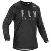 Camiseta Off-Road Fly Racing F-16, Negro/Gris, Mediana