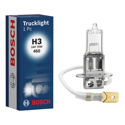 Lâmpada halógena para caminhão H3 Bosch Truck Light, 24V, 70W