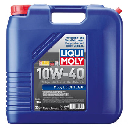 Dzinēja eļļa Liqui Moly MoS2 Antifriction SAE 10W40, 20L