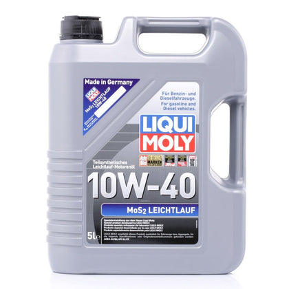 Aceite De Motor Liqui Moly MoS2 Antifricción SAE 10W40, 5L