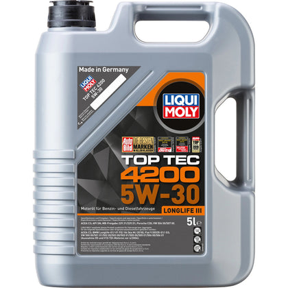 Motorový olej Liqui Moly Top Tec 4200, 5W30, 5L