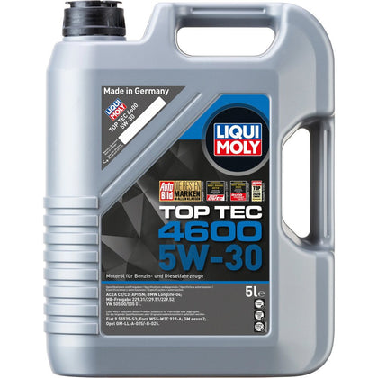 Moottoriöljy Liqui Moly Top Tec 4600 SAE, 5W30, 5L