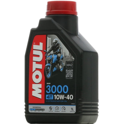 Minerálny motorový olej pre motocykle Motul 3000, 4T, 10W40, 1L