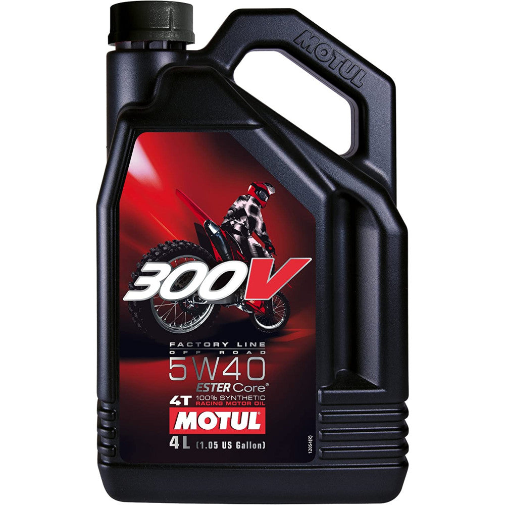 4T Racing Motor Oil Motul 300V Factory Line Off Road 5W40, 4L - MOT 300V OR  5W40 4L - Pro Detailing