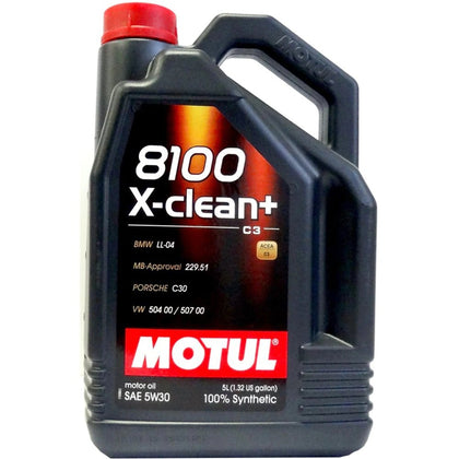Motorový olej Motul 8100 X-clean Plus C3, 5W30, 5L