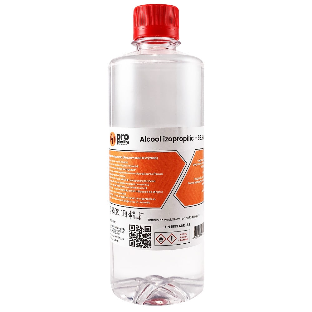 Alcol isopropilico 99,9% Pro Detailing, 500 ml - IPA500ML - Pro Detailing