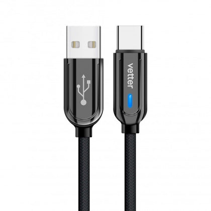 Vetter Smart Type-C Data Cable, Auto Disconnect, 1.2m