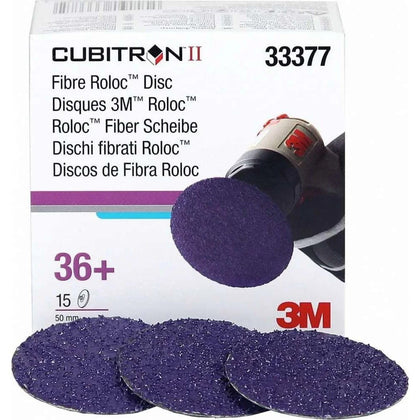 Fibre Roloc Disc 3M Cubitron II, 50mm, Set of 15 pcs