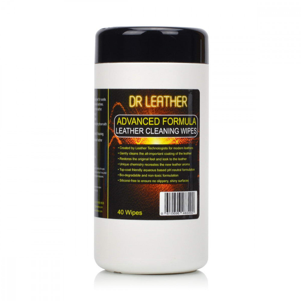 Leather Cleaning Wipes Dr Leather, Set of 40 pcs - DRL-40WPS - Pro Detailing