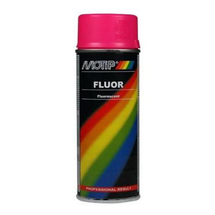 Fluorescent Paint Spray Motip Fluor, Pink, 400ml
