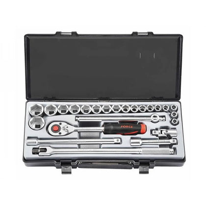 Wrench with Socket Set Force Tools 1/2, 24 pcs