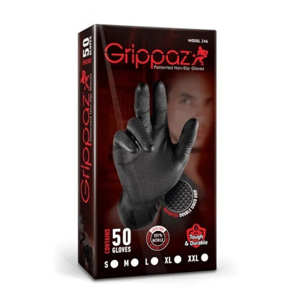 Textured Nitrile Gloves Grippaz, 50 pcs