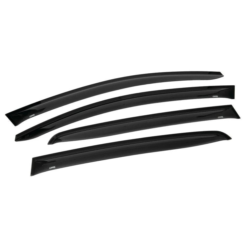 Front and Rear Adhesive Wind Deflectors for VW Golf VI, 4 pcs