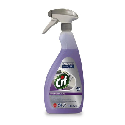 2 in 1 Cleaner and Disinfectant Cif Pro Formula, 750ml