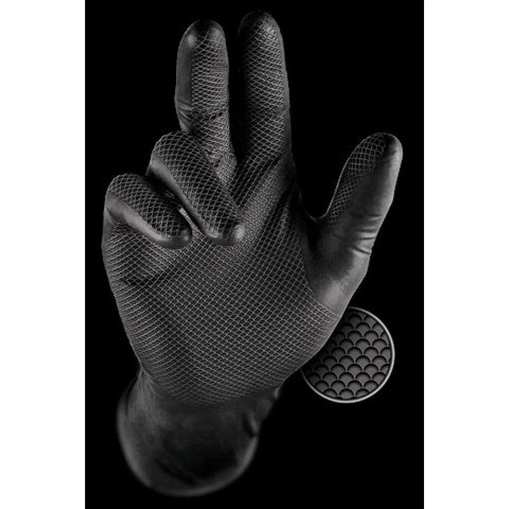 Textured Nitrile Gloves Grippaz, 50 pcs