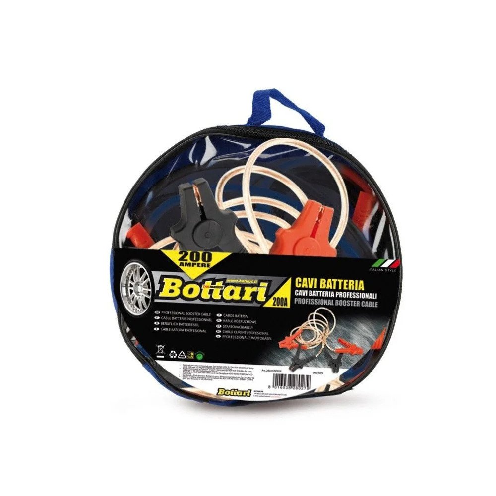 Professional Booster Cable Bottari Zipper, 200A