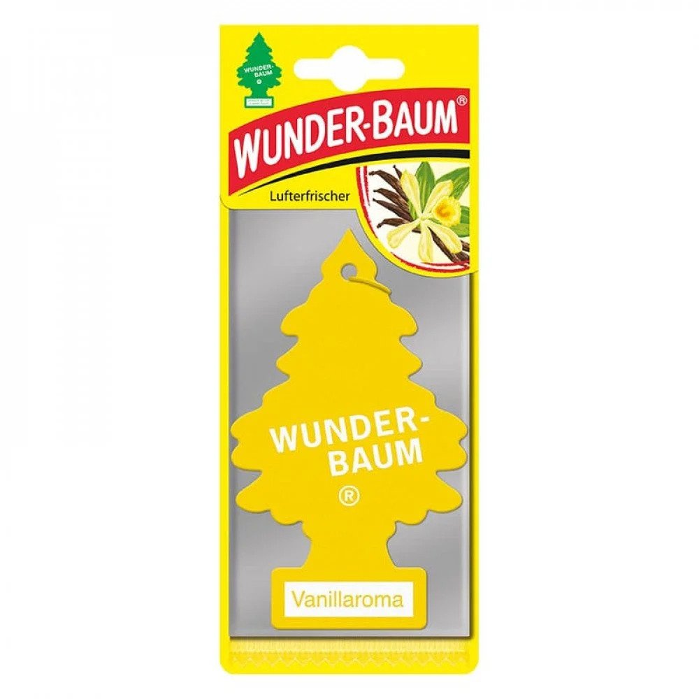 Car Air Freshener Wunder-Baum, Vanillaroma - 7001 - Pro Detailing
