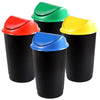 Plastic Waste Bin with Hinged Lid Esenia, 60L