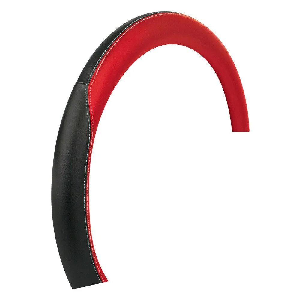 Comfort Steering Wheel Cover Lampa Club Premium, 46/48, Black/Red