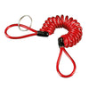 Steel Spiral Cable Lampa Reminder, Red