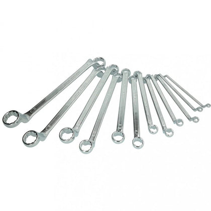 Brilliant Tools Double Ring Spanner, Offset, 6-32mm, Set of 12 pcs