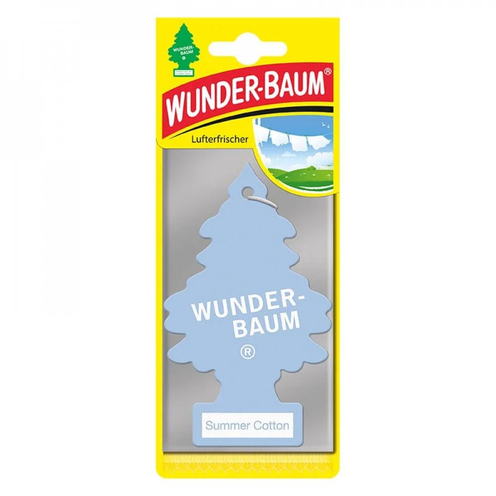 Ambientador Coche Wunder-Baum, Algodón Verano - 7199 - Pro Detailing