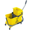 Cleaning Cart with 2 Buckets Esenia, 10L and 24L, Yellow